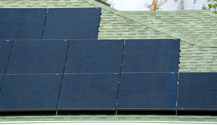 Solar panel installation