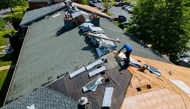 Multifamily roofing project